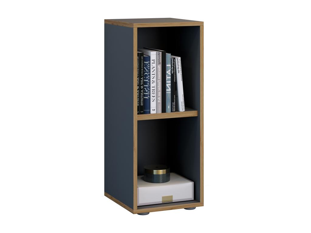 Wooden furniture desk, bookshelf, file shelf, filing shelf, Salia 2x L- 30 cm Anthracite