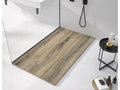 Laviecasa 3D shower tray in ash finish with smooth color grid - 100x90 cm GWCR19974
