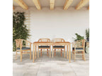 5-piece garden dining set, solid teak wood, BVWG11653