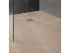 Laviecasa Primo rectangular 160x90 shower tray for tiling, with offset drain and horizontal Laviecasa waterproofing kit RYIC09349