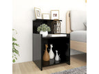 2-piece bedside tables, black, 40x35x60 cm, chipboard