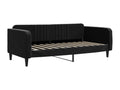 Black daybed 100x200 cm velvet
