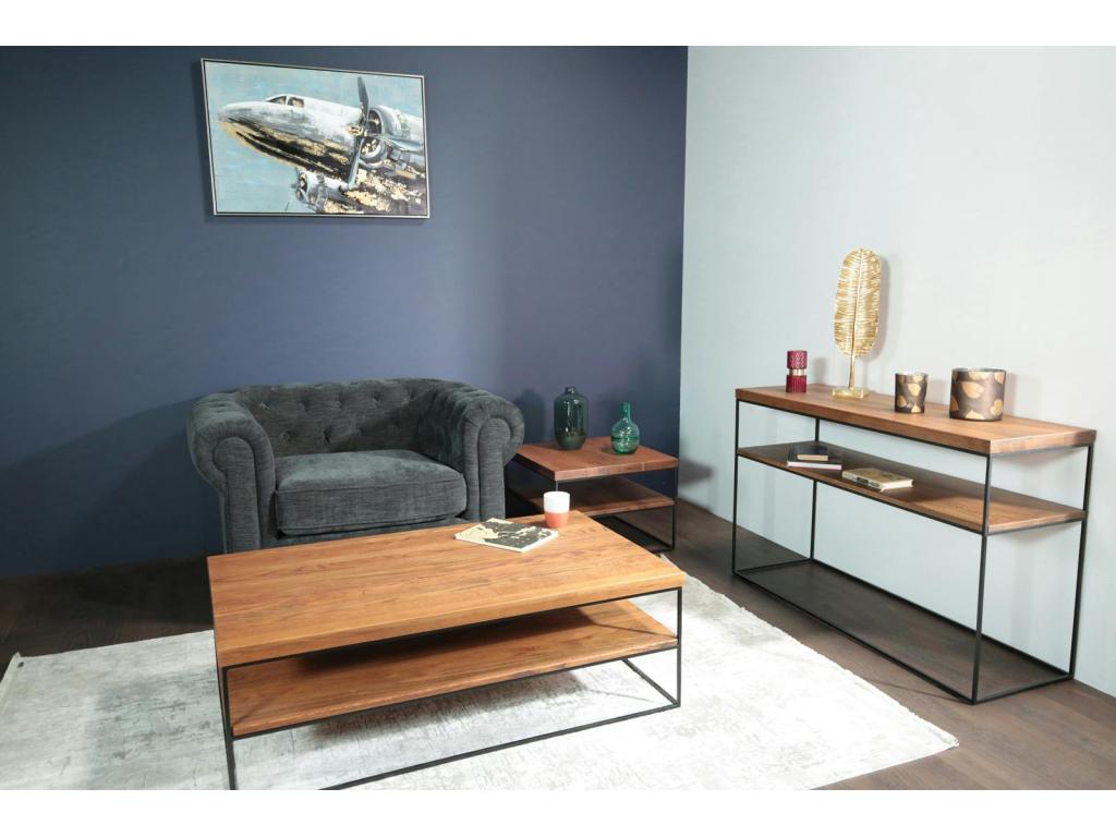 Laviecasa armchair in mottled anthracite fabric Laviecasa YRIC24130