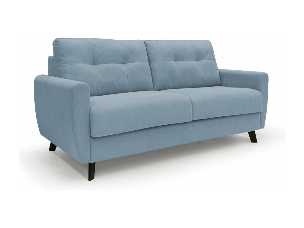 Laviecasa Convertible Sofa Bed in Soft Waterproof Fabric T02 188 cm Matte - 140x197 Pastel Blue JMFV34767
