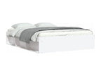 White bed frame 150x200 cm extra large