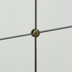 Fantina Antique Silver Paned Wall Mirror by iNSPIRE Q Classic