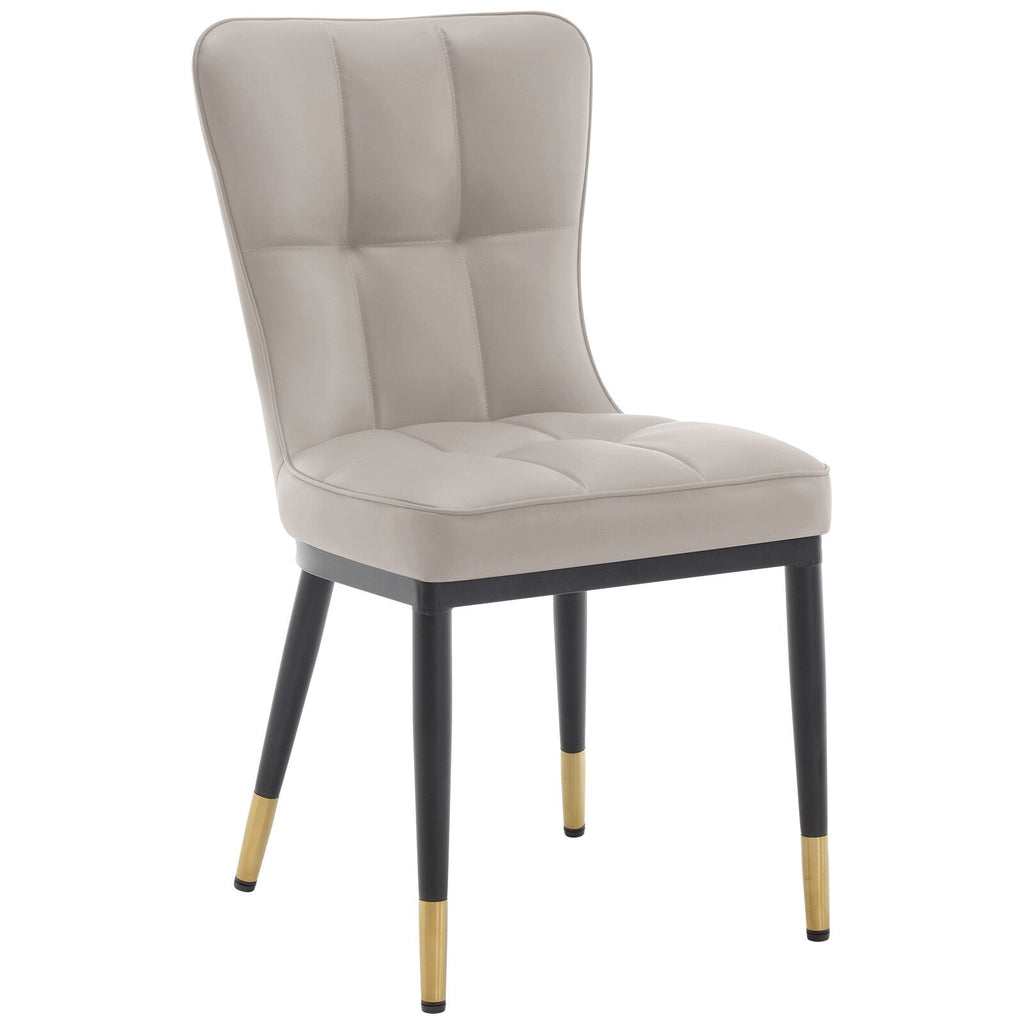 Faux Leather Upholstered Dining Chairs Set of 2/4