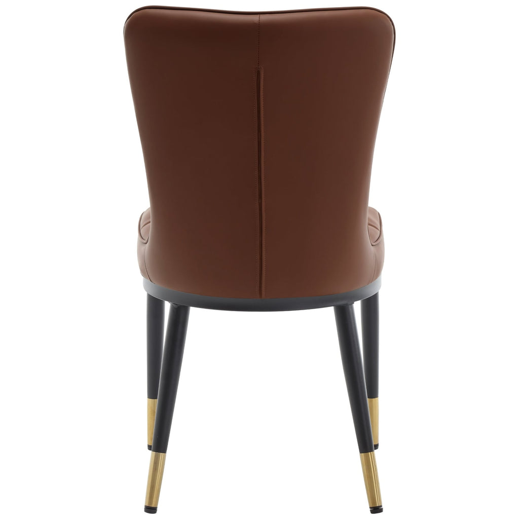 Faux Leather Upholstered Dining Chairs Set of 2/4