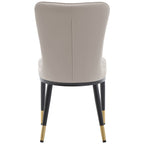 Faux Leather Upholstered Dining Chairs Set of 2/4