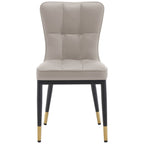 Faux Leather Upholstered Dining Chairs Set of 2/4