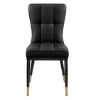 Faux Leather Upholstered Dining Chairs Set of 2/4