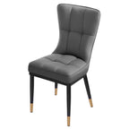 Faux Leather Upholstered Dining Chairs Set of 2/4
