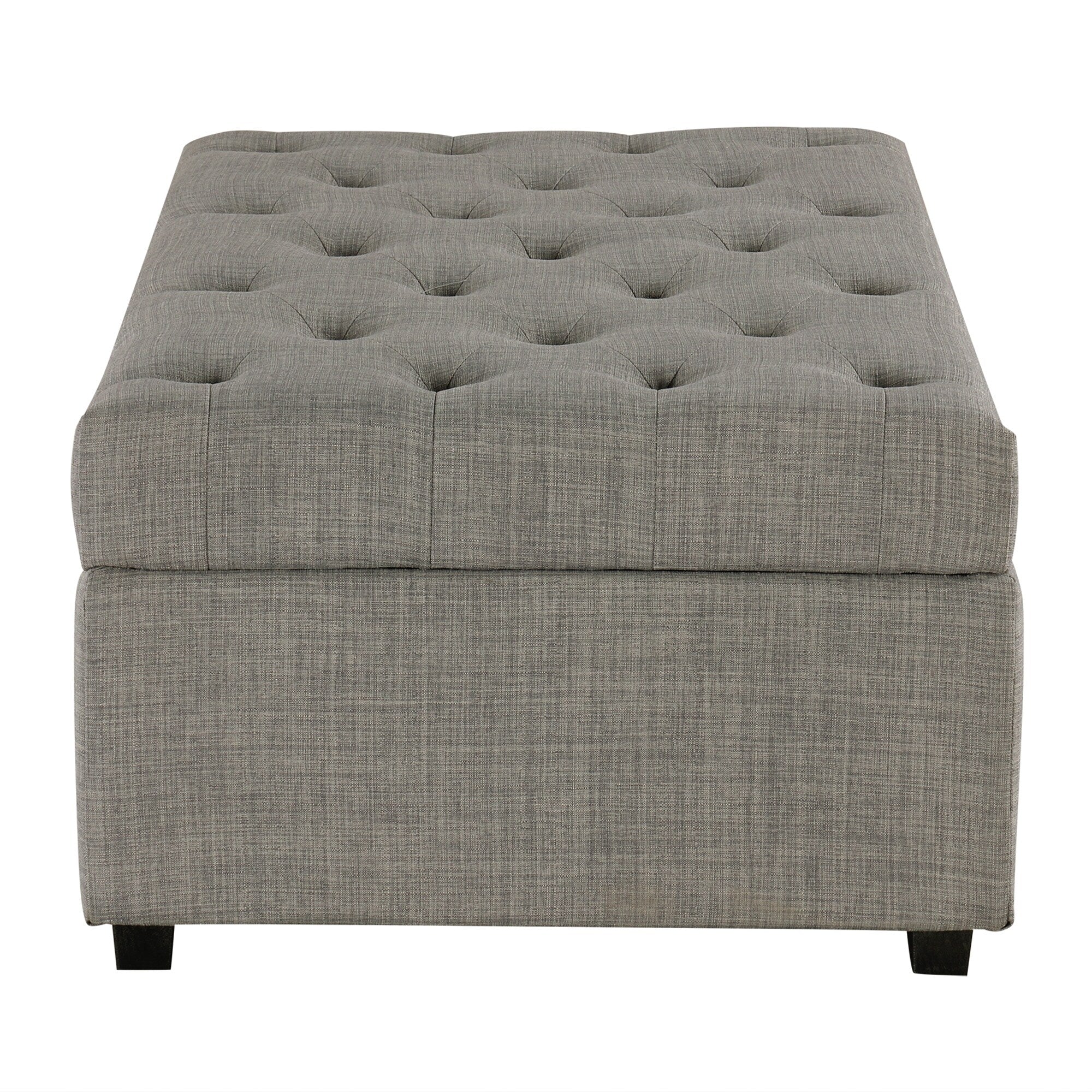 Folding Sofa Bed, 49.6 Ottoman with a Folding Sofa Bed, Convertible Ottoman Sleeper with Memory Mattress and Tufted Design