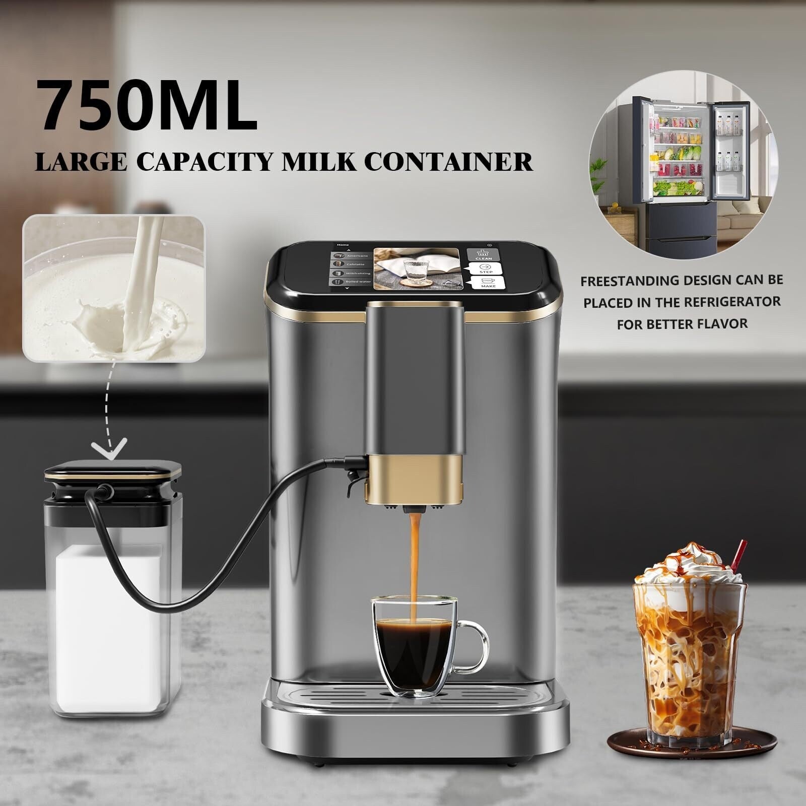 Fully Automatic Espresso Machine 20 Bar