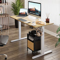 Futzca Height Adjustable Electric Standing Desk Sit Stand Computer Stand up Desk with Splice Board
