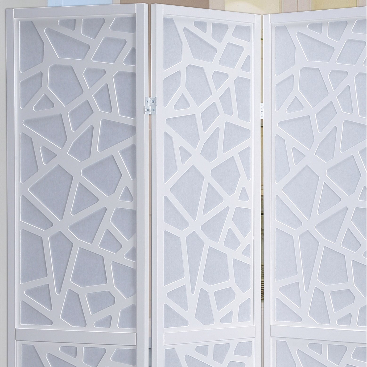 Roundhill Furniture Giyano 4-panel Screen Room Divider