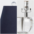 Goddard 16 Crystal Ball/Metal LED Table Lamp, By JONATHAN Y