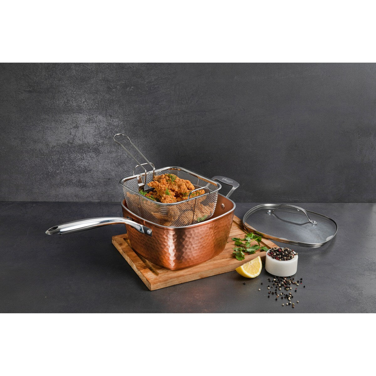 Gotham Steel Hammered 20pc Non Stick Cookware Set