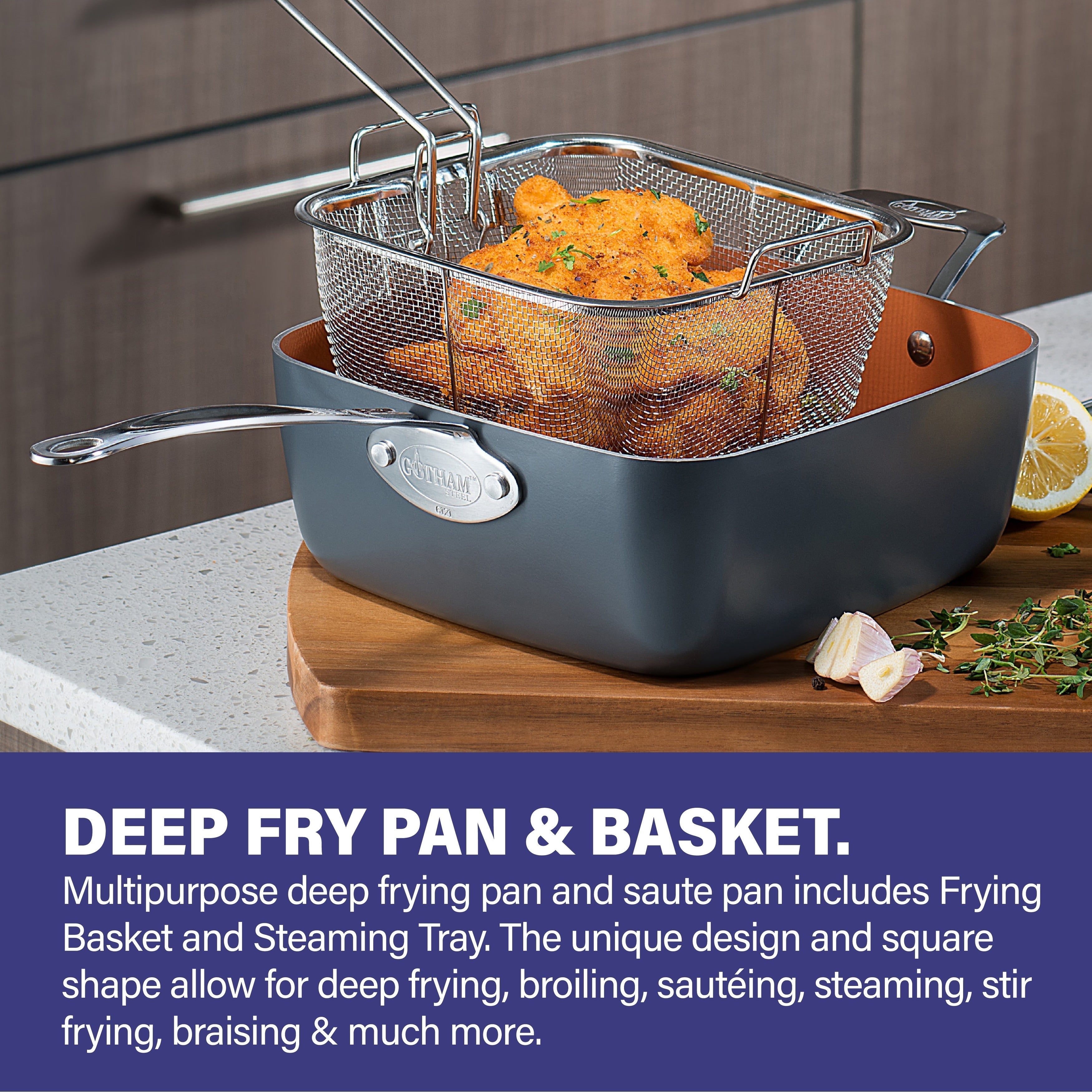 Gotham Steel Pro Hard Anodized 20 Piece Cookware and Bakeware Set