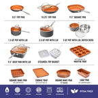 Gotham Steel Pro Hard Anodized 20 Piece Cookware and Bakeware Set