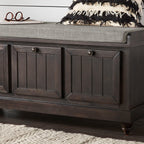 Granger Storage Bench with Linen Seat Cushion by iNSPIRE Q Classic