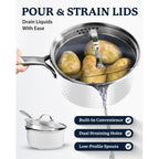 Granitestone Charleston Hammered 15 Piece Nonstick Cookware Set
