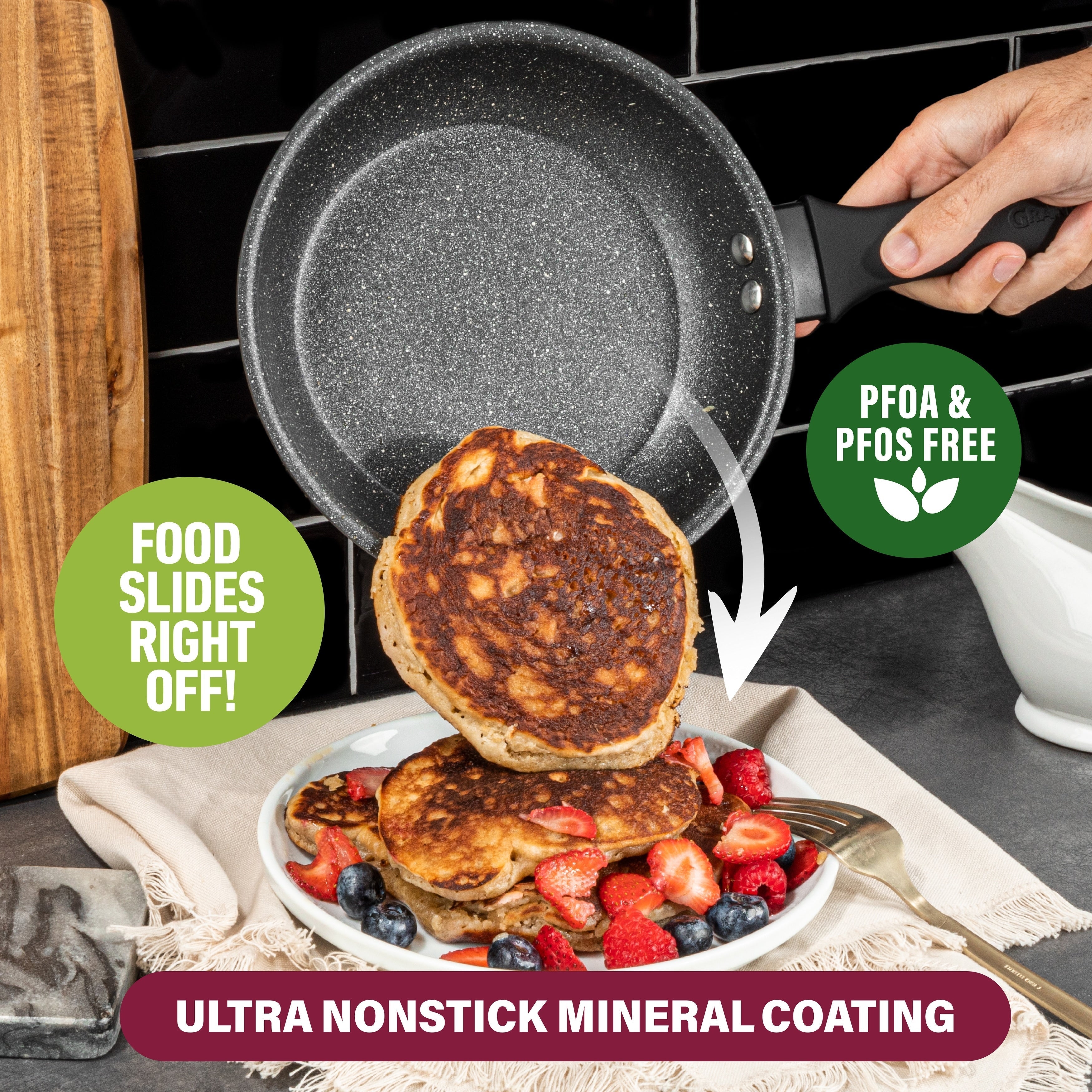 Granitestone Pro Premier Hard Anodized 13 Piece Nonstick Cookware Set