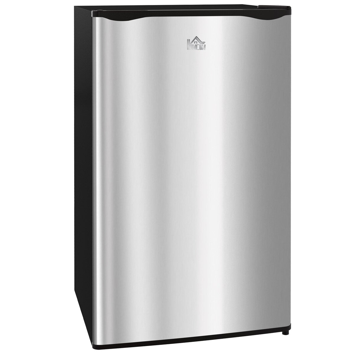 HOMCOM 3.2 Cu.Ft Mini Fridge with Freezer, Single Door Compact Refrigerator with Adjustable Thermostat
