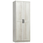 HOMCOM 63 2-Door Kitchen Pantry, Freestanding Storage Cabinet with 5-tier Shelving and 2 Adjustable Shelves for Dining Room