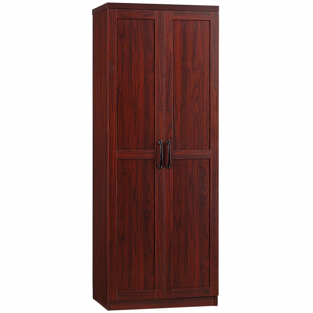 HOMCOM 63 2-Door Kitchen Pantry, Freestanding Storage Cabinet with 5-tier Shelving and 2 Adjustable Shelves for Dining Room