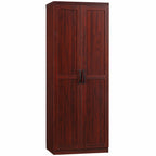 HOMCOM 63 2-Door Kitchen Pantry, Freestanding Storage Cabinet with 5-tier Shelving and 2 Adjustable Shelves for Dining Room