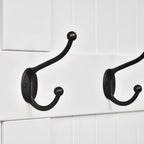 HOMCOM 71 3-In-1 Hall Tree Storage Bench and Coat Rack with 5 Steel Double Hooks, and Anti-Topple Anchor for Entryway