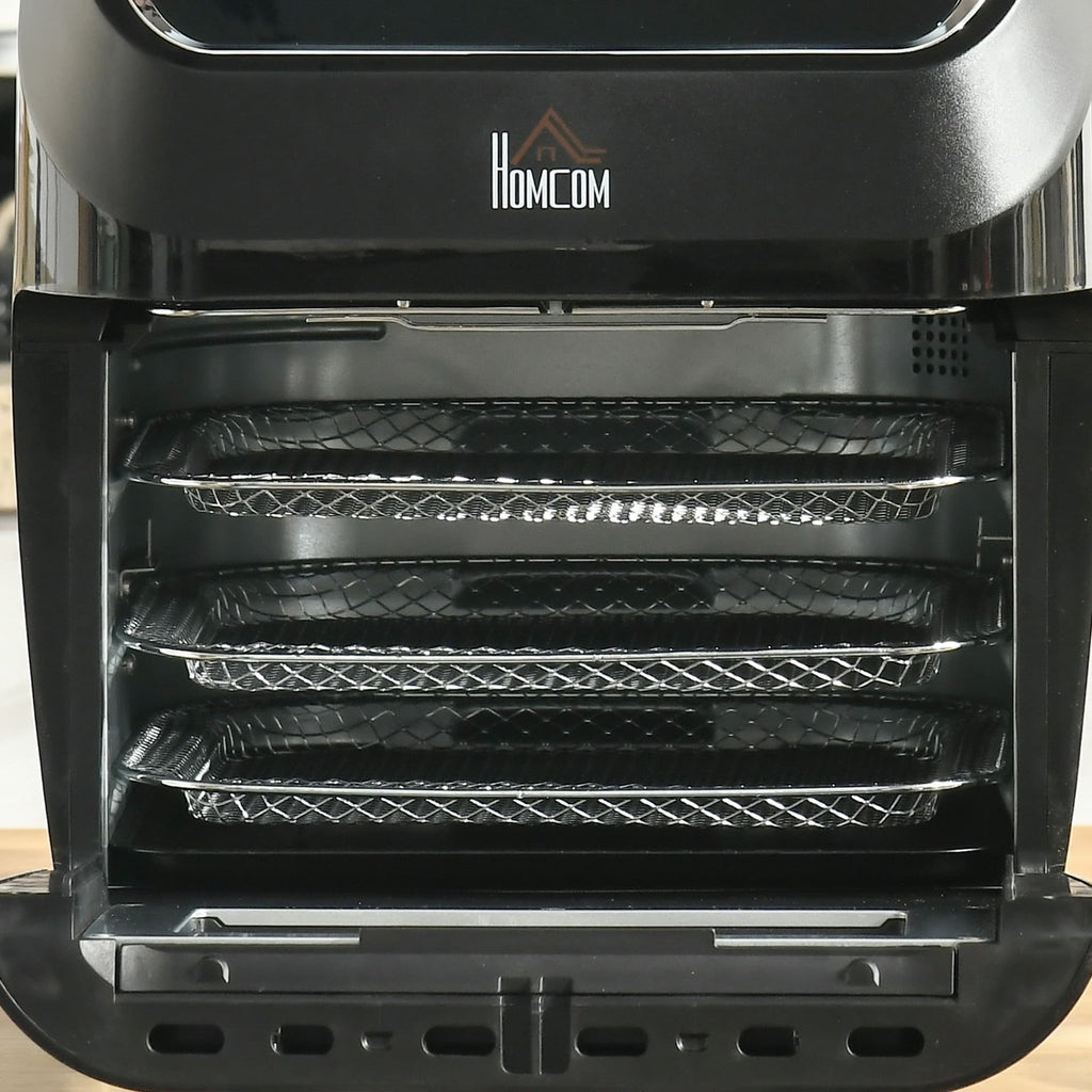 HOMCOM Large Air Fryer Oven with Family Size, Countertop Oven Cooking Gift - 12.5 x 13.25 x 14.5