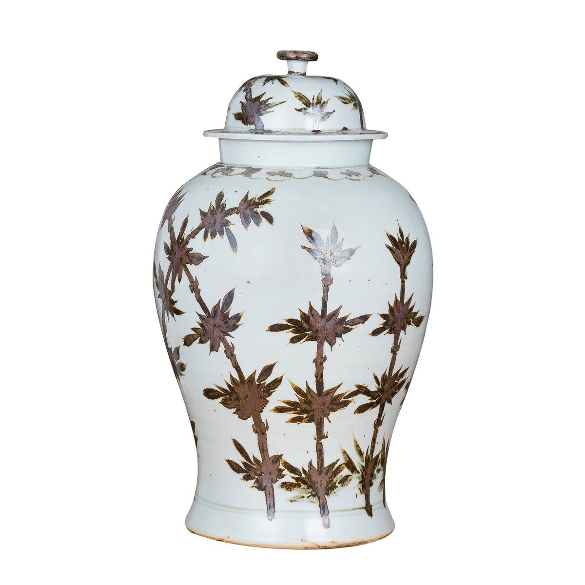 Handmade Dynasty Bamboo Temple Decorative Jar