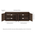 Hanson Rectangular TV Stand for TV's up to 75