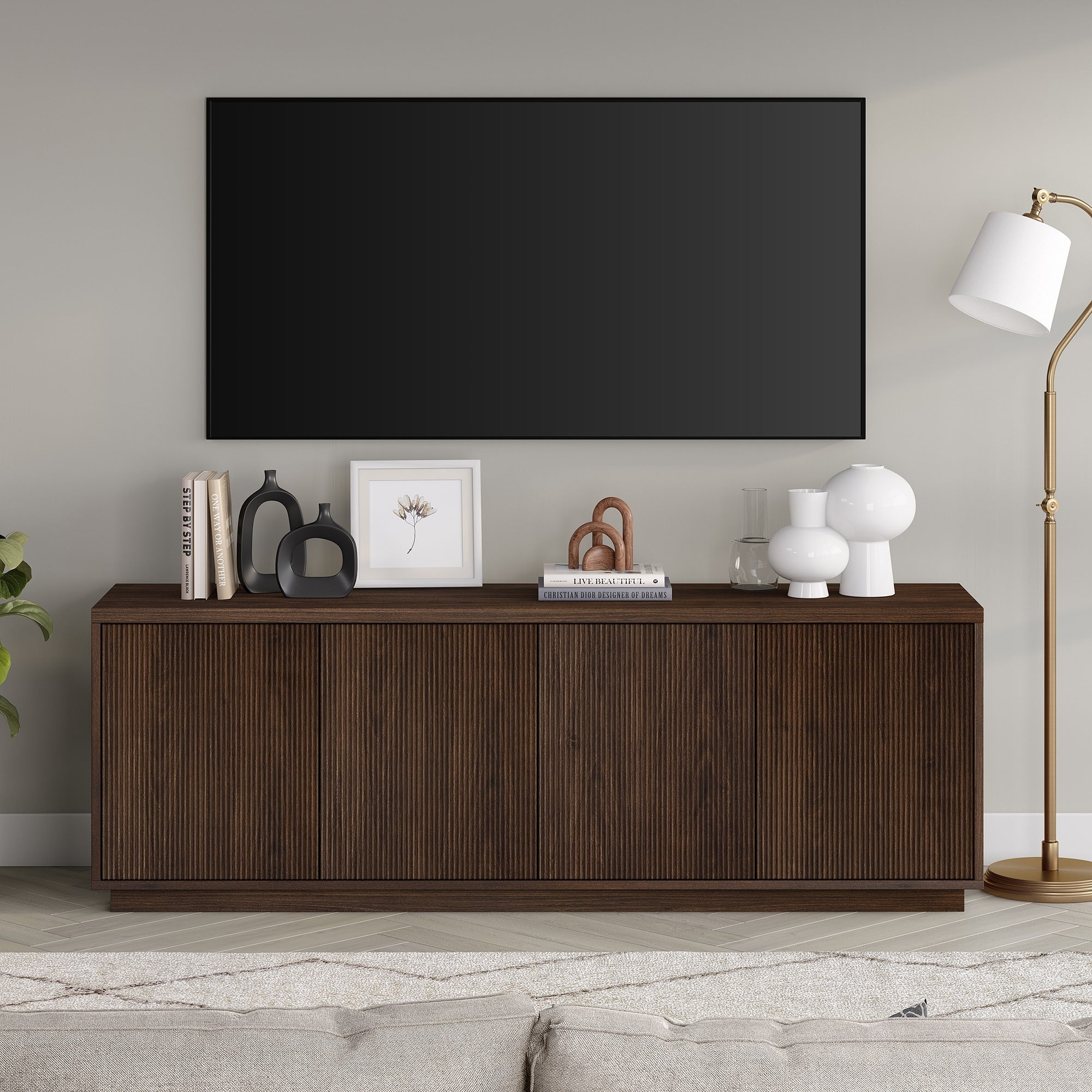 Hanson Rectangular TV Stand for TV's up to 75