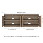Hanson Rectangular TV Stand for TV's up to 75