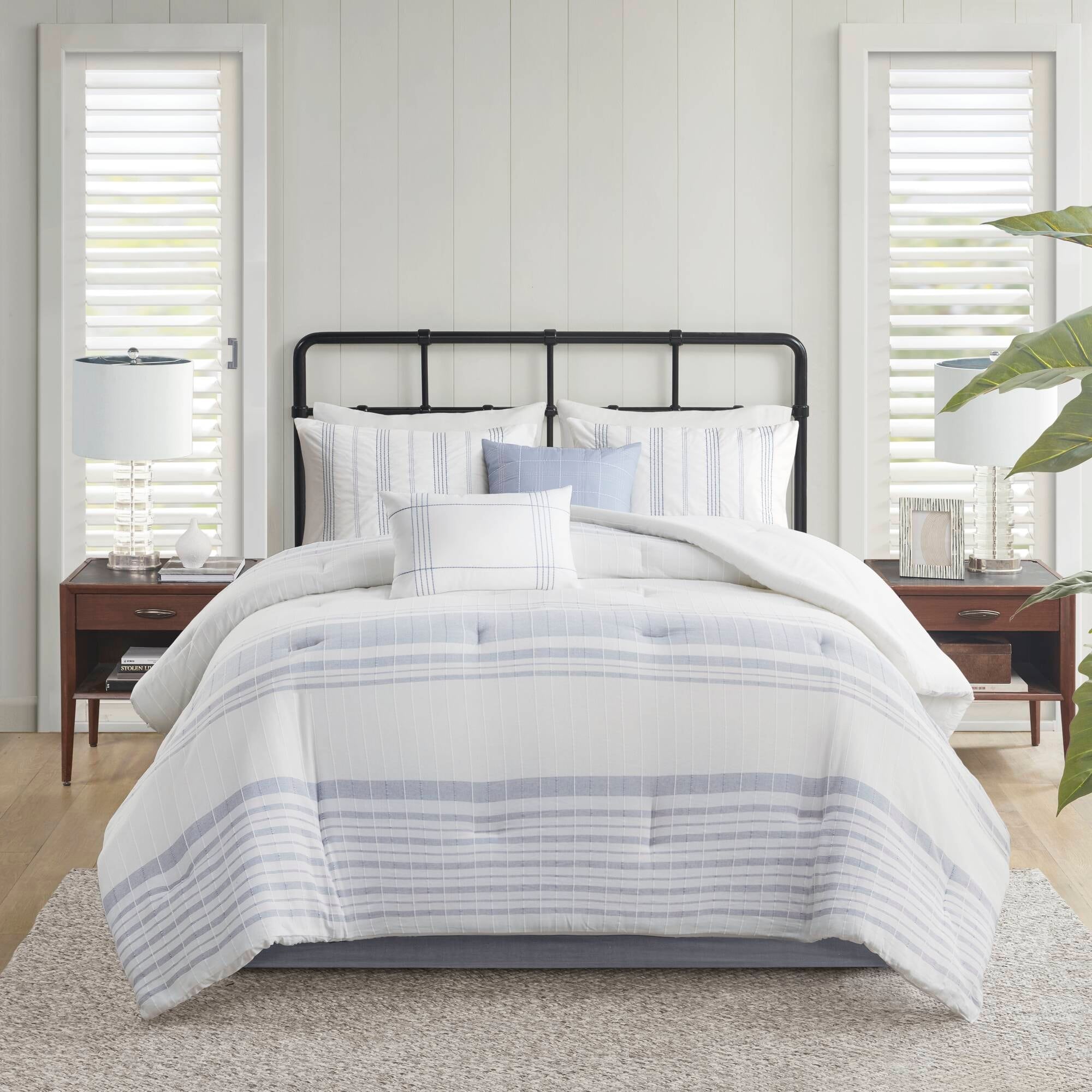 Harbor House Morgan 6 Piece Cotton Jacquard Oversized Comforter Set