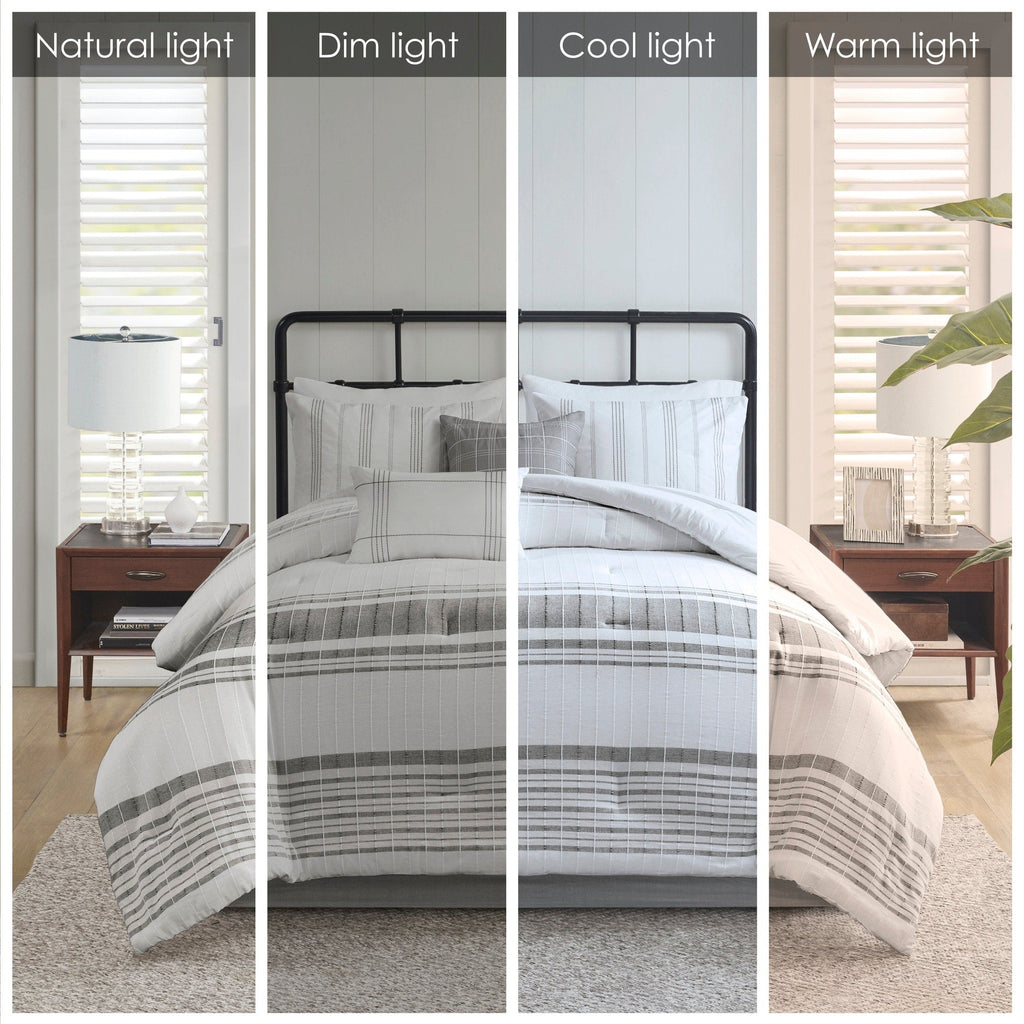 Harbor House Morgan 6 Piece Cotton Jacquard Oversized Comforter Set