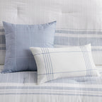 Harbor House Morgan 6 Piece Cotton Jacquard Oversized Comforter Set