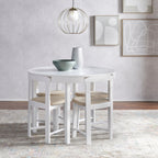 Harrisburg Tobey 5-piece Compact Round Dining Set