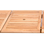 Amazonia 11 piece FSC Certified Teak Wood Outdoor Patio Dining Set - Seats 10 - 11 Piece