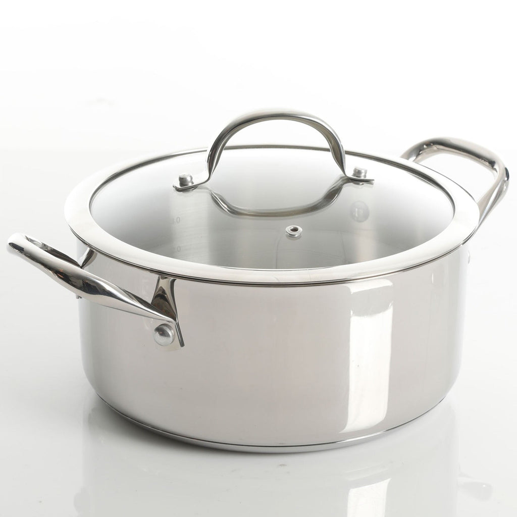 Heavy Duty Stainless Steel Cookware 10 Piece Set