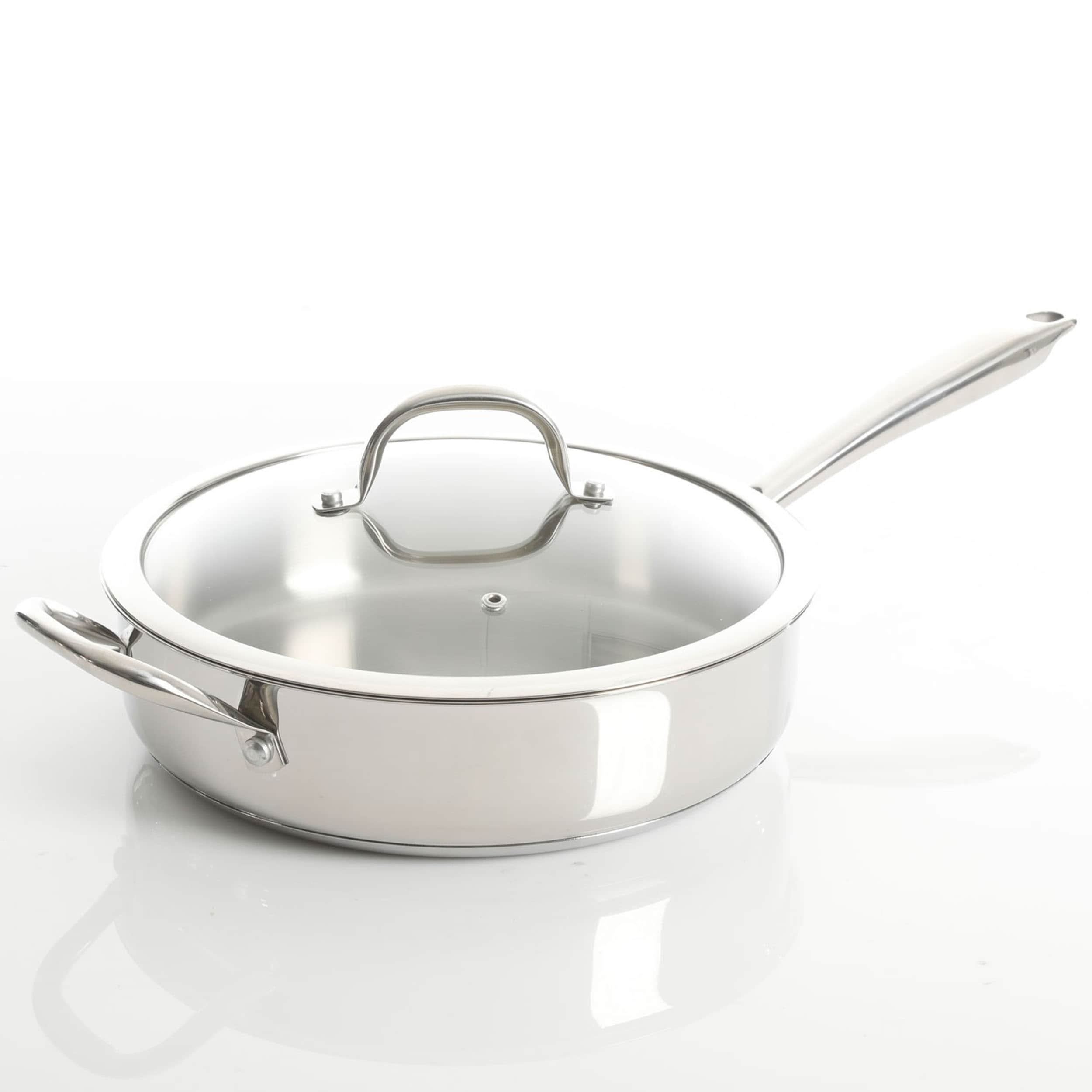Heavy Duty Stainless Steel Cookware 10 Piece Set