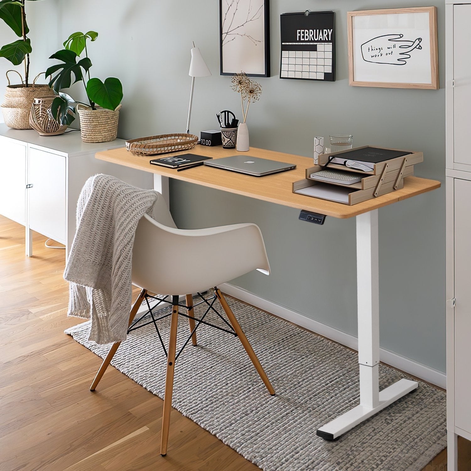 Homall Electric Height Adjustable Standing Office Desk