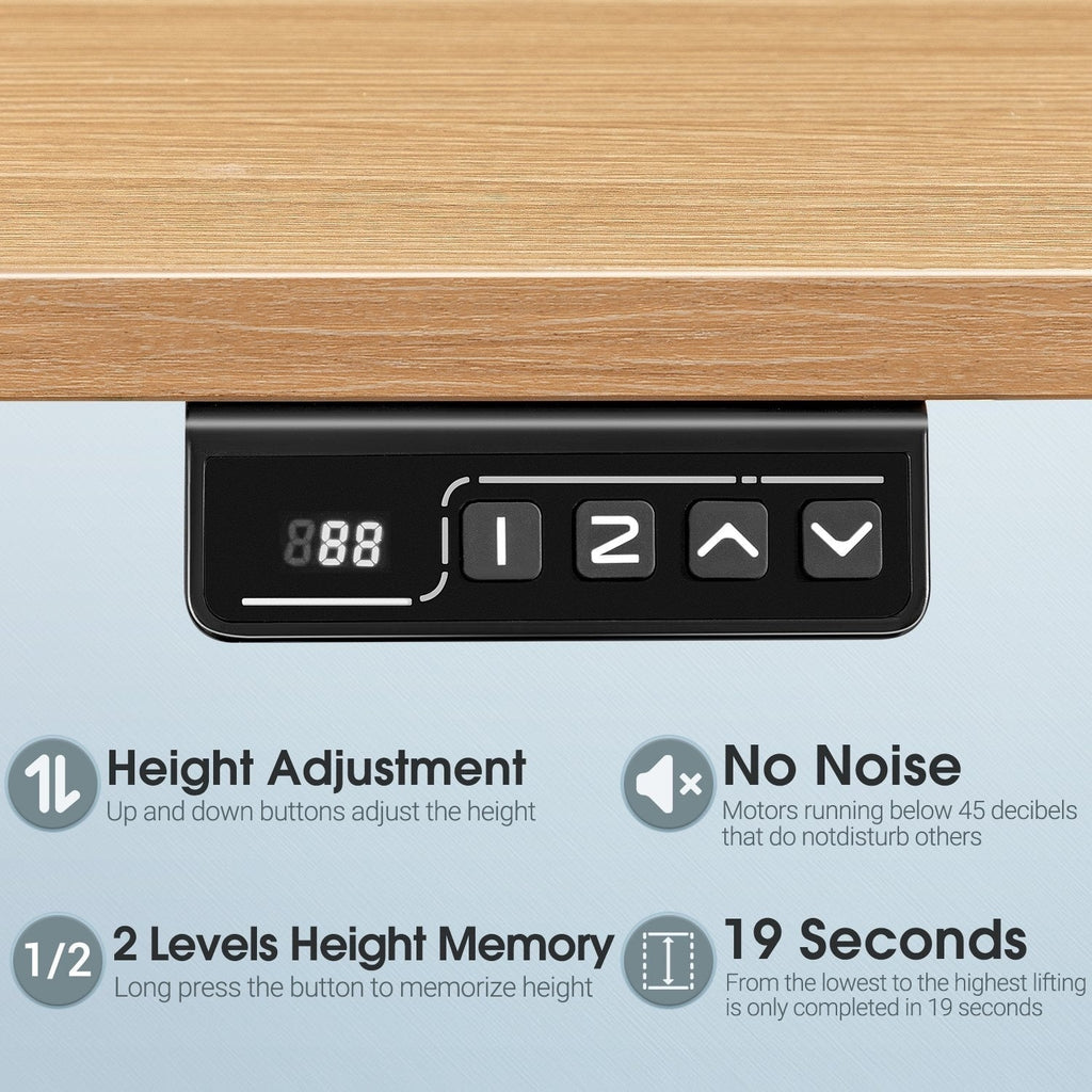 Homall Electric Height Adjustable Standing Office Desk