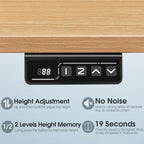 Homall Electric Height Adjustable Standing Office Desk