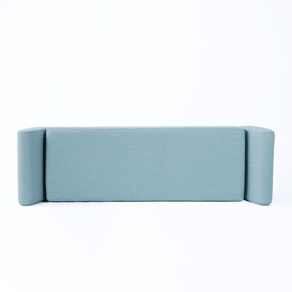 HomePop Modern Sherpa Storage Bench with Wood Legs