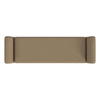 HomePop Modern Sherpa Storage Bench with Wood Legs