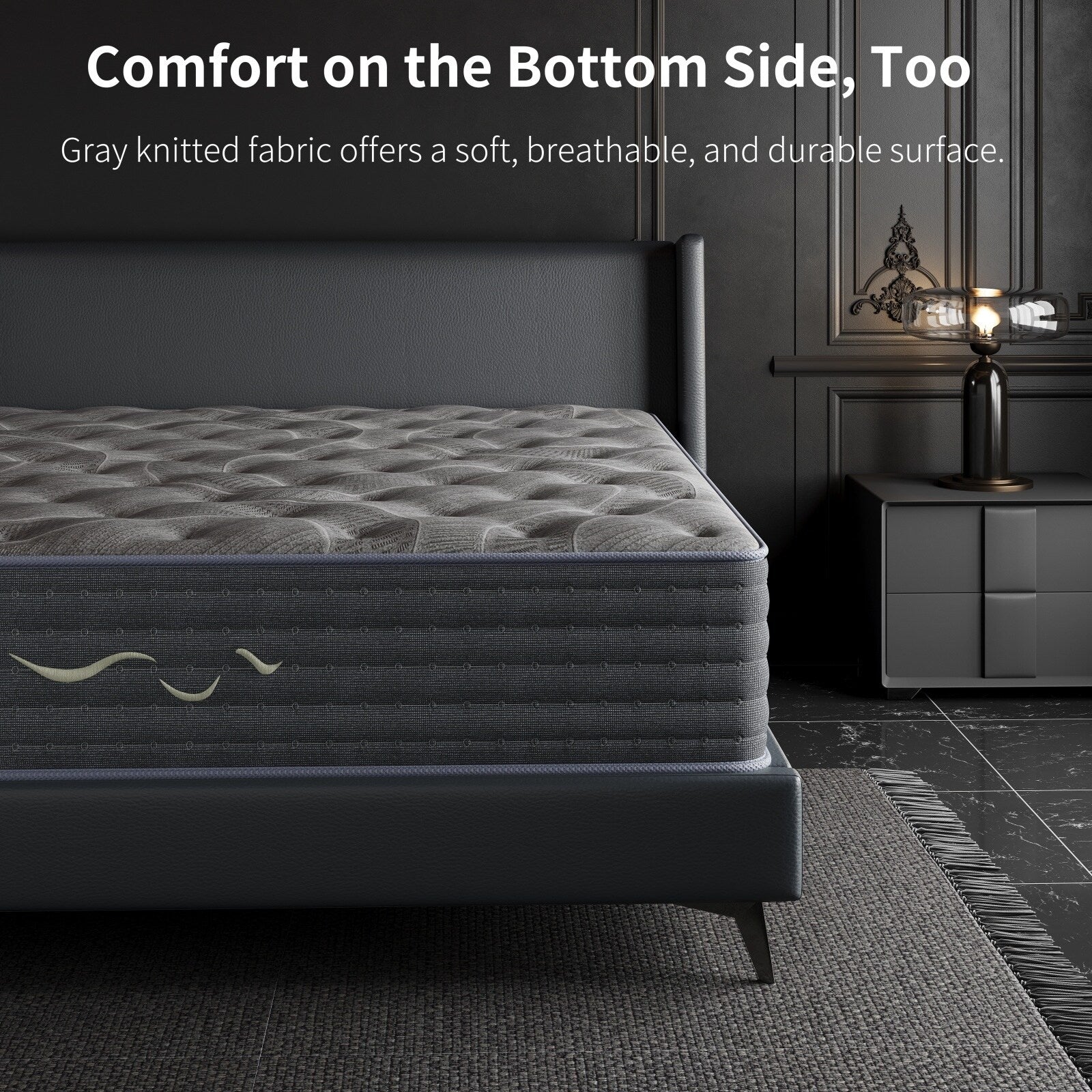 SweDrea 14 in. Luxurious Double-Sided Hybrid Mattress – Medium/Firm with CertiPUR-US, SGS and OEKO-TEX